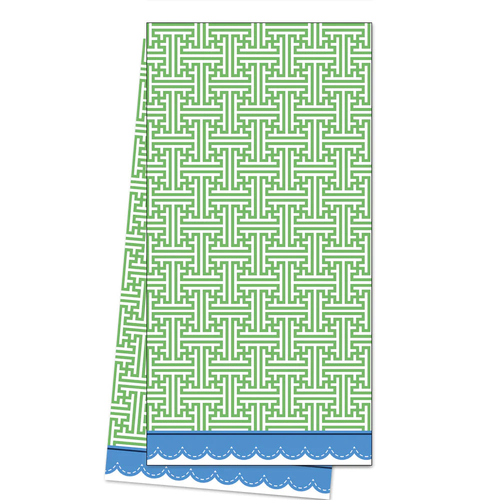 Greek Key Tea Towel