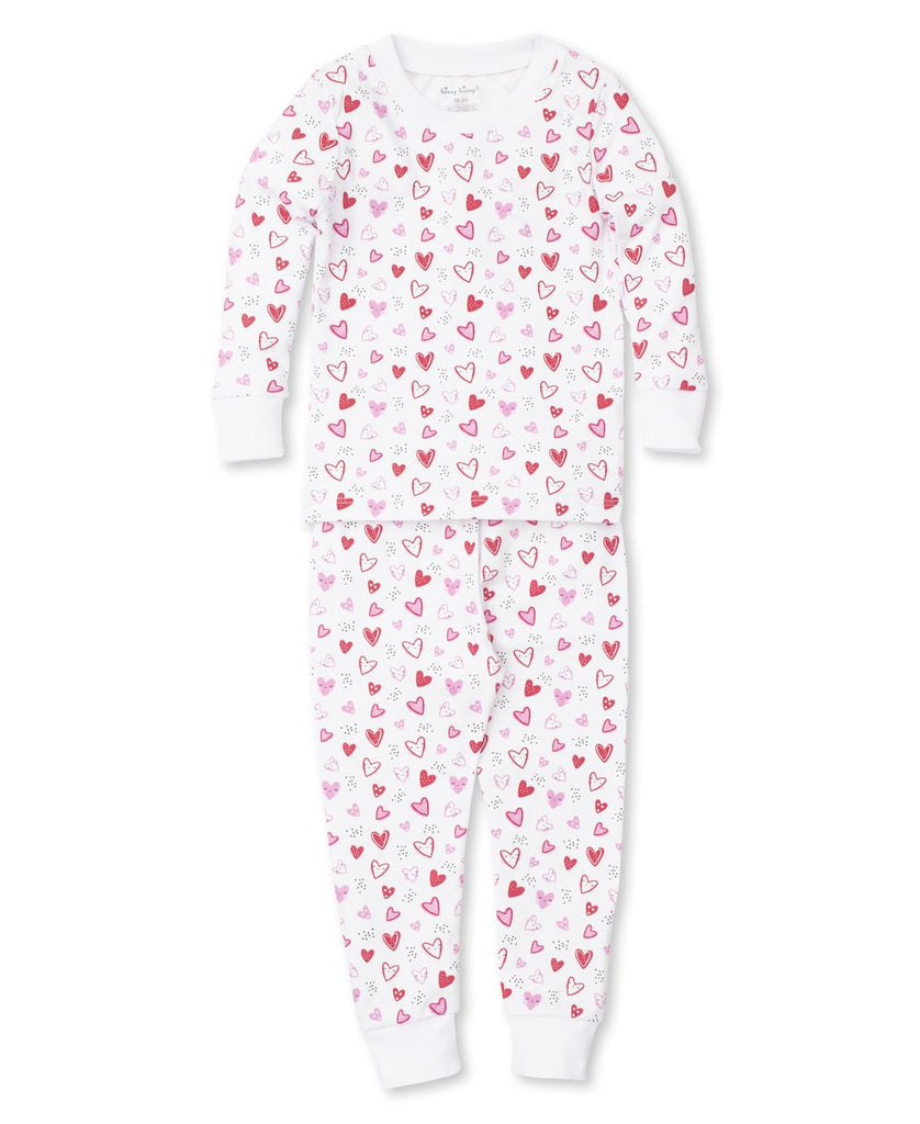 Heart Sprinkle Long Pajama Set