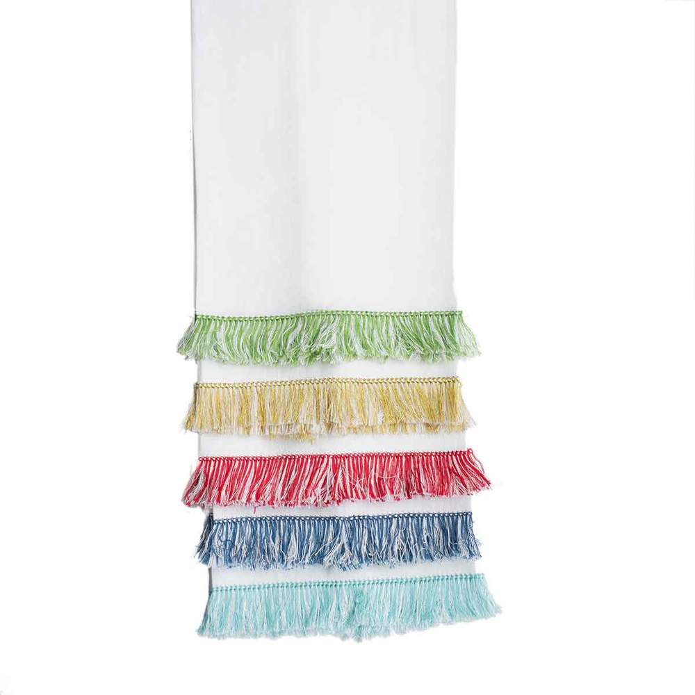 Fringe Guest Towel <br> Assorted Colors