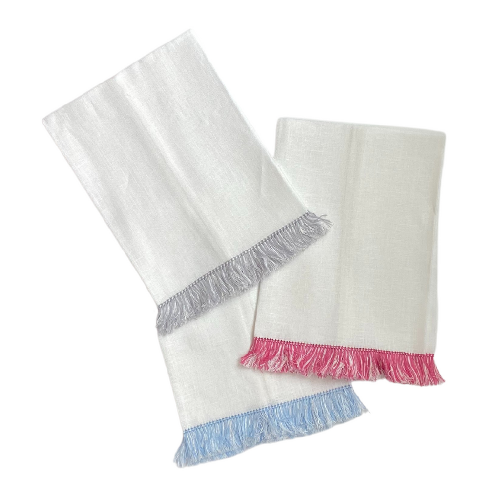 Fringe Guest Towel - Assorted Colors