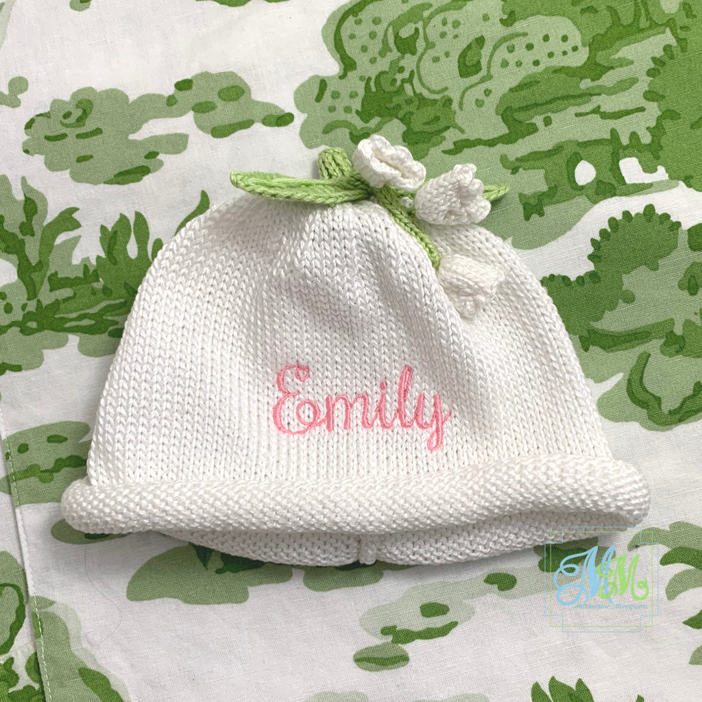 Lily of the Valley Knit Hat